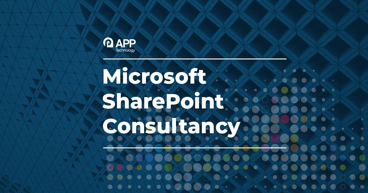 Microsoft Sharepoint Consultancy with text