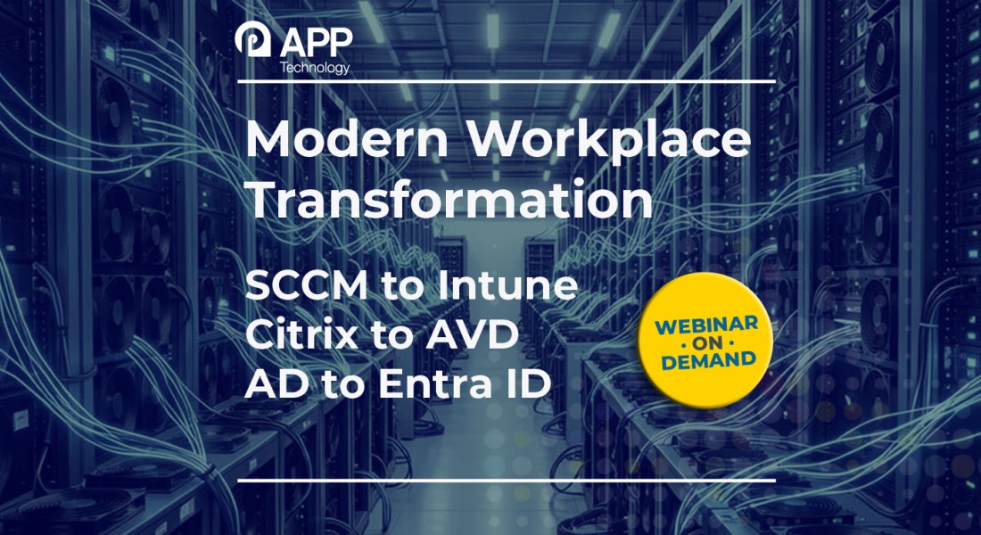 Modern Workplace Transformation SCCM to Intune Citrix to Azure Virtual Desktop and AD to Entra ID
