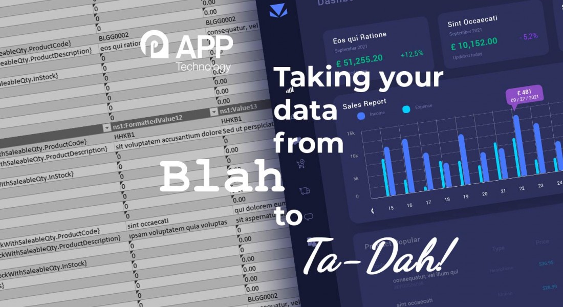 Taking your data from Blah to Ta Dah large