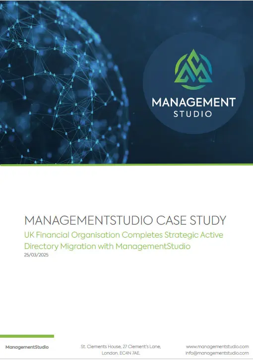 Strategic Active Directory Migration case study